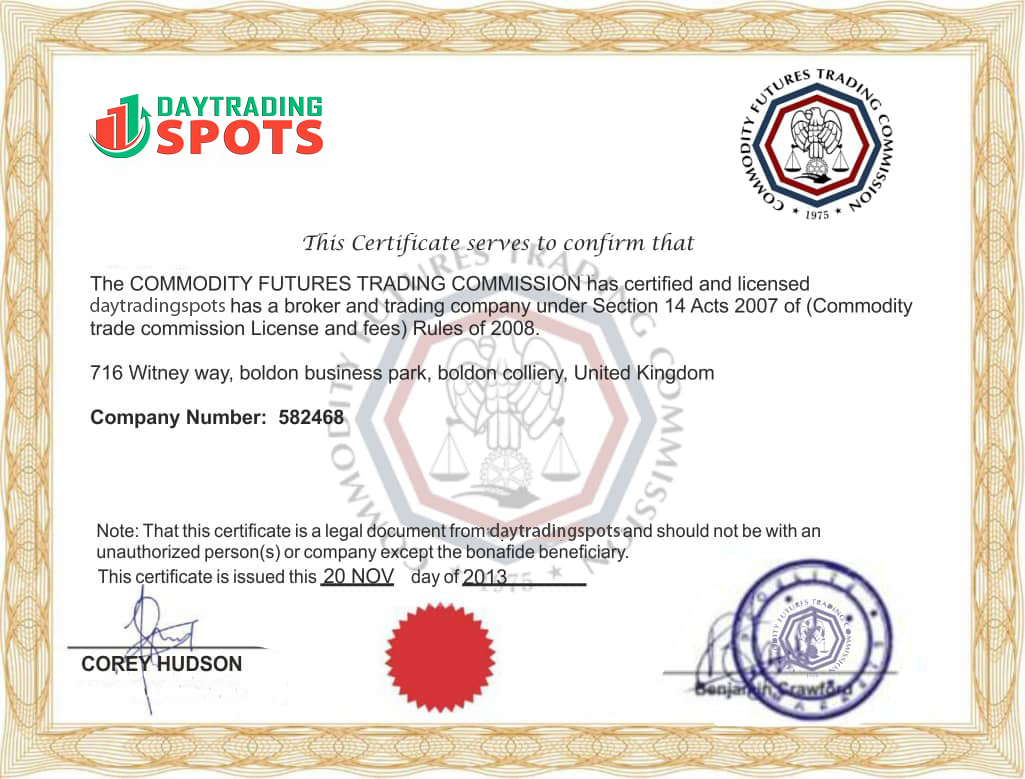 Portaltradeonline Certificate